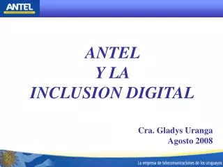 antel y la inclusion digital