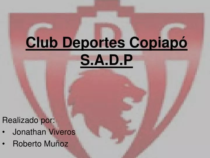 club deportes copiap s a d p
