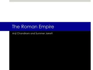 The Roman Empire