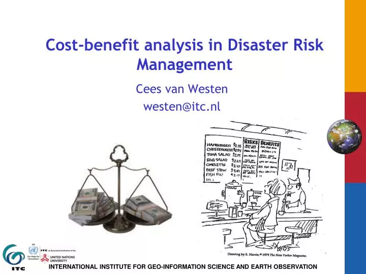 cost benefit analysis in disaster risk management