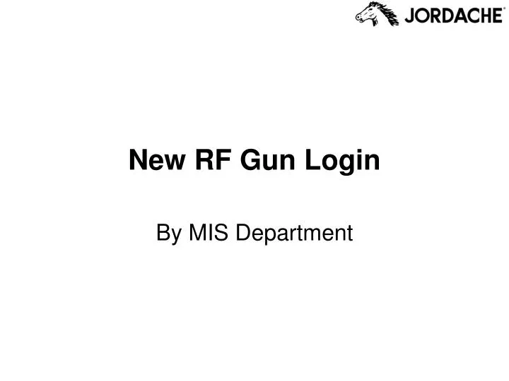 new rf gun login
