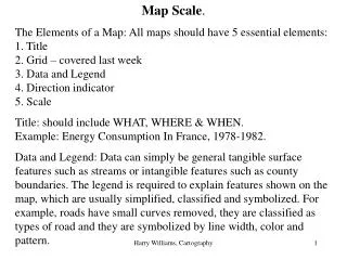 Map Scale .