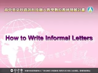 How to Write Informal Letters