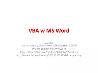 vba w ms word