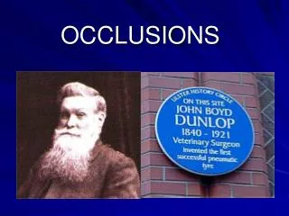 occlusions