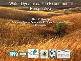 Water Dynamics: The Experimental Perspective Alan K. Knapp