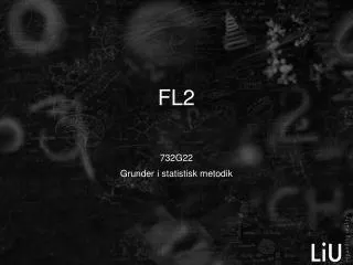 732g22 grunder i statistisk metodik