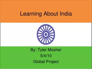 Learning About India