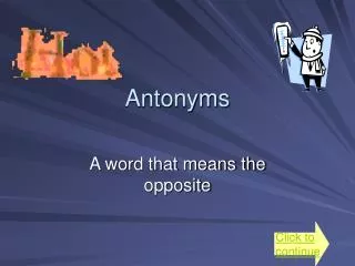 antonyms