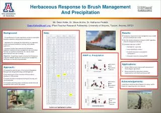 Herbaceous Response to Brush Management And Precipitation