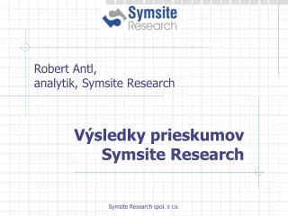 robert antl analytik symsite research