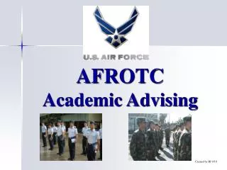 AFROTC Academic Advising