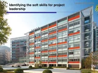 Identifying the soft skills for project leadership