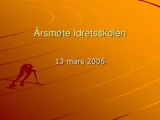 rsm te idretsskolen