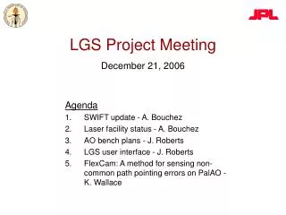 LGS Project Meeting