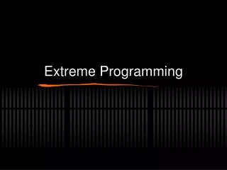 Extreme Programming