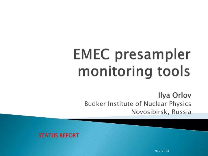 emec presampler monitoring tools