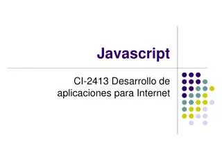javascript