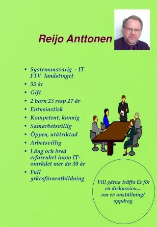 reijo anttonen