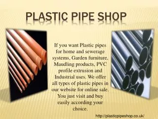 Plastic Pipe