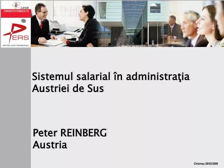 sistemul salarial n administra ia austriei de sus