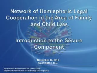 Network of Hemispheric Legal Cooperation in the Area of Family and Child Law