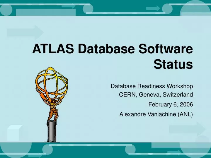 atlas database software status