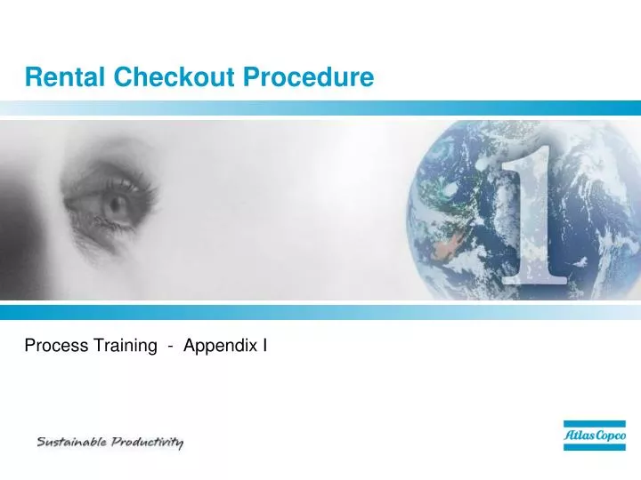 rental checkout procedure