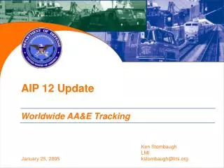 AIP 12 Update