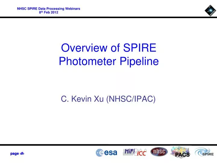 overview of spire photometer pipeline