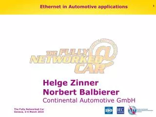Ethernet in Automotive applications