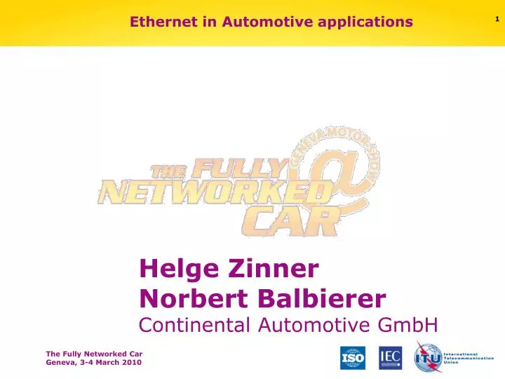 ethernet in automotive applications