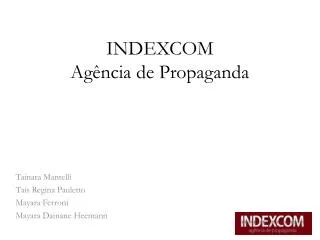indexcom ag ncia de propaganda