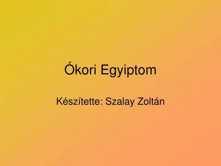 kori egyiptom