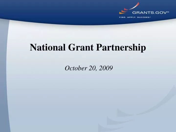 national grant partnership