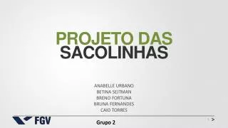 projeto das sacolinhas