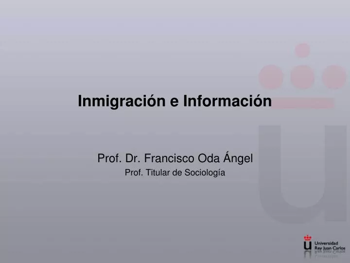 inmigraci n e informaci n