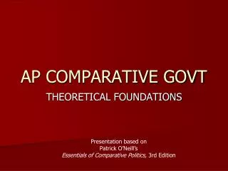 AP COMPARATIVE GOVT