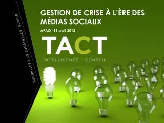 gestion de crise l re des m dias sociaux