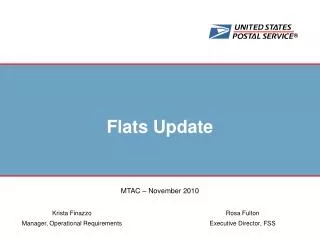 Flats Update
