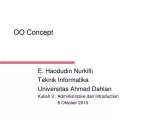 oo concept
