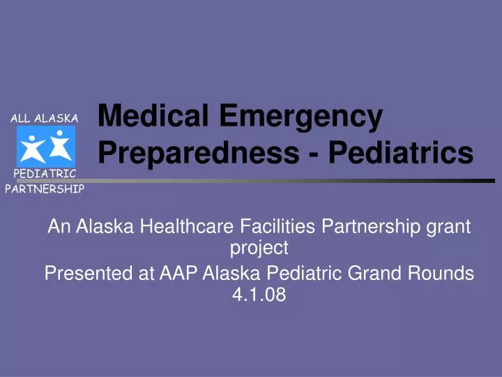 medical emergency preparedness pediatrics