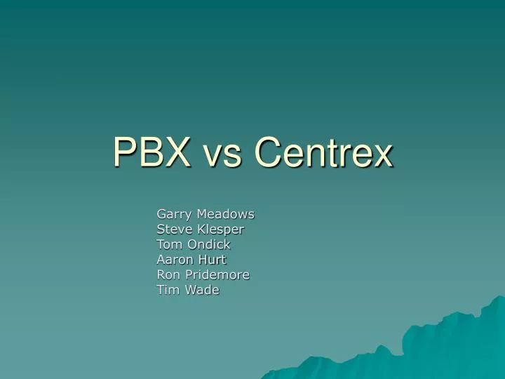 pbx vs centrex