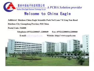 Welcome to China Eagle
