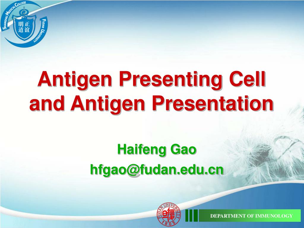 PPT - Antigen Presenting Cell and Antigen Presentation PowerPoint ...