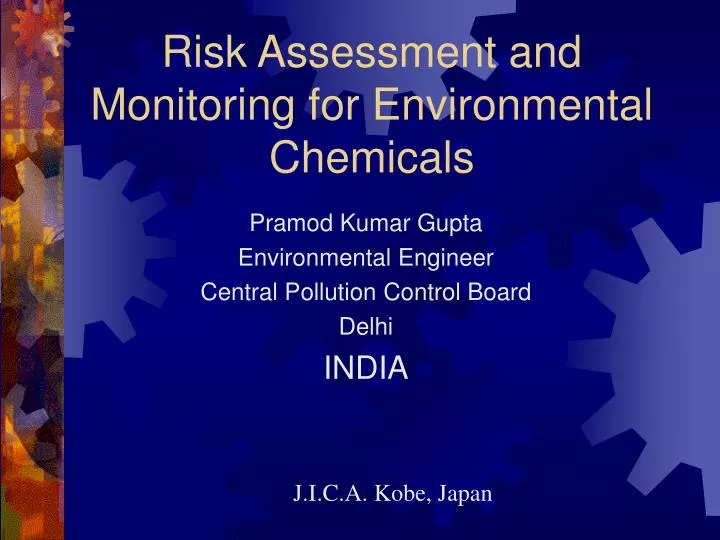 risk assessment and monitoring for environmental chemicals