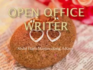 open office writer