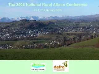 The 2005 National Rural Affairs Conference 24 &amp; 25 February 2005