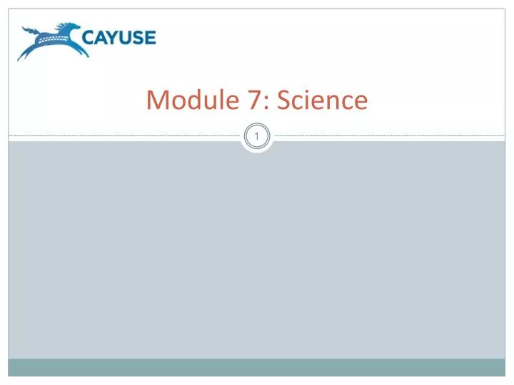 module 7 science