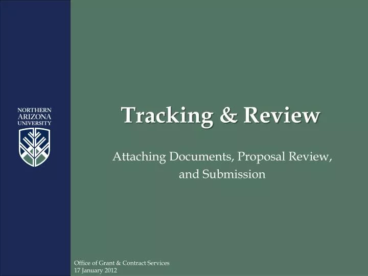 tracking review